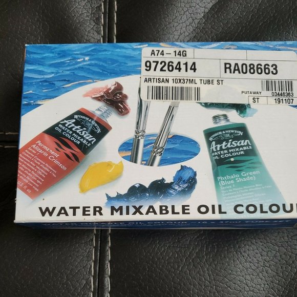 Winsor & Newton Artisan Water Mixable Oil Colour 10 Count Pack of Assorted Paint - Picture 2 of 8